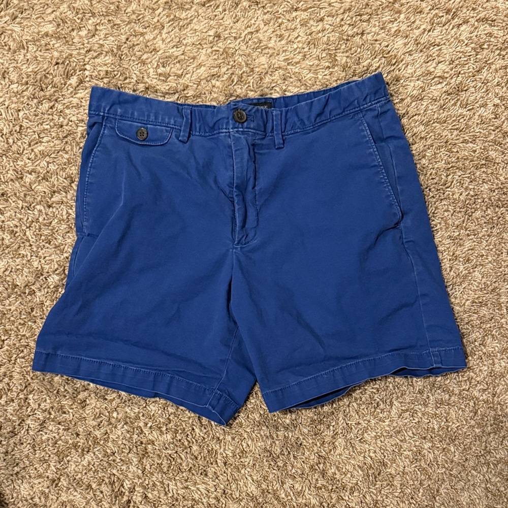 Banana Republic - Blue Men's Flat Front Shorts (Size 33)